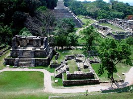 Panoramica del sito di Palenque 1